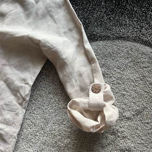 Neiman Marcus Linen Shirt Jacket - Picture 3 of 4